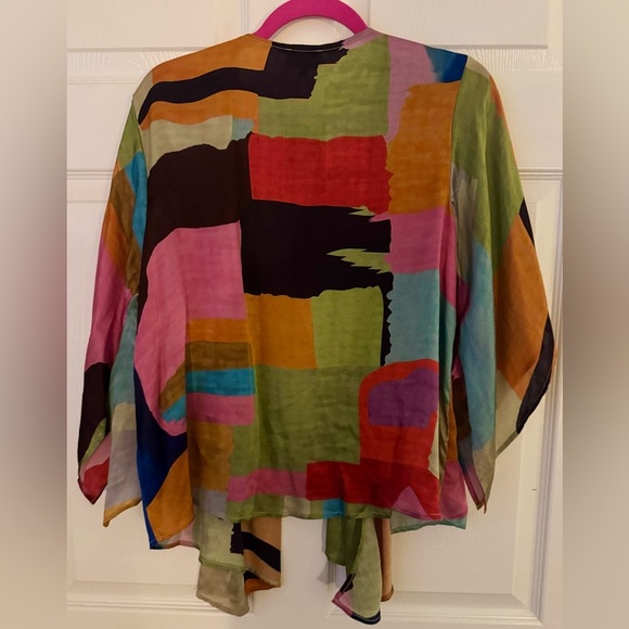 Ammpoure Multicolor Kimono Cardigan - Picture 2 of 2
